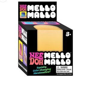 NeeDoh Mello Mallo Color-Changing Marshmallow Toy - Yellow
